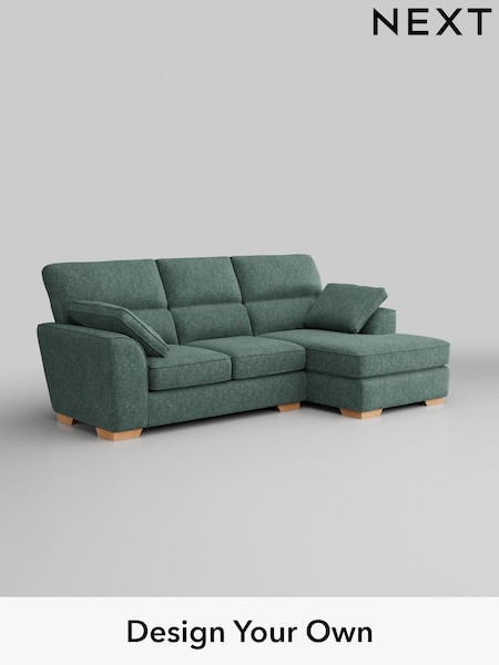 Cotswold Chenille/Mid Slate Teal Green Stamford Highback (AV0482) | £1,875