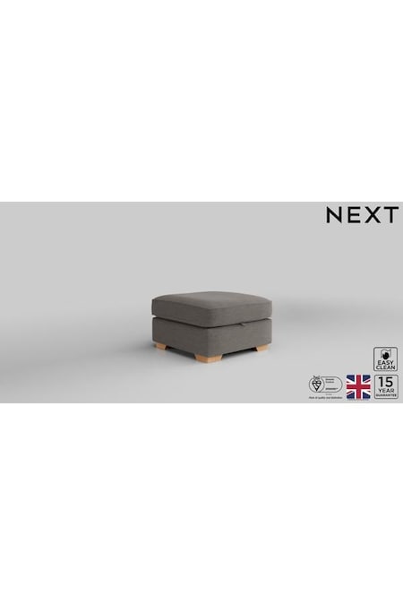 Fine Chenille Easy Clean/Dark Smoke Grey Stamford Highback (AV0489) | £499