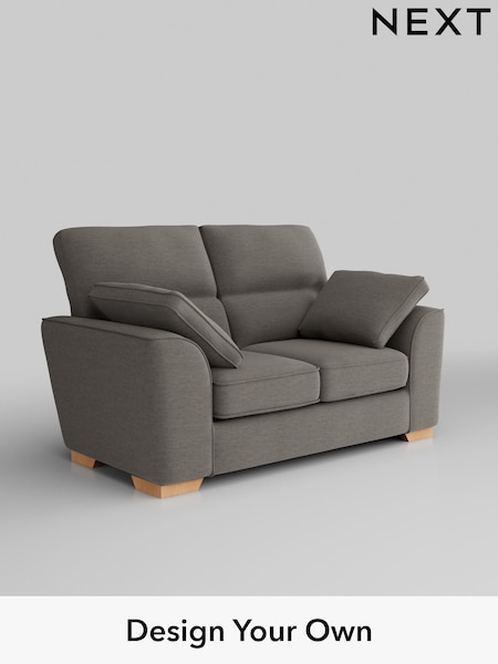 Fine Chenille Easy Clean/Dark Smoke Grey Stamford Highback (AV0489) | £1,099
