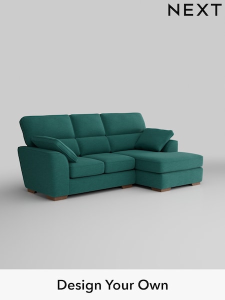 Fine Chenille Easy Clean/Dark Juniper Green Stamford Highback (AV0491) | £1,775