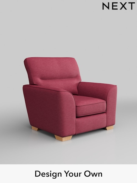 Fine Chenille Easy Clean/Mid Raspberry Pink Stamford Highback (AV0494) | £799