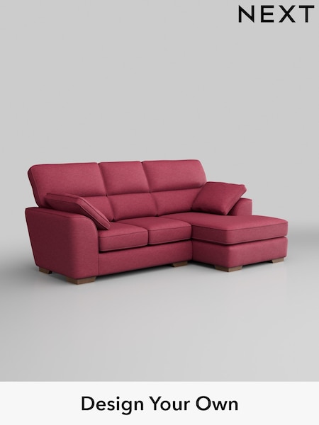 Fine Chenille Easy Clean/Mid Raspberry Pink Stamford Highback (AV0494) | £1,775