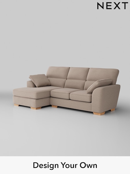 Fine Chenille Easy Clean/Mid Taupe Brown Stamford Highback (AV0495) | £1,875