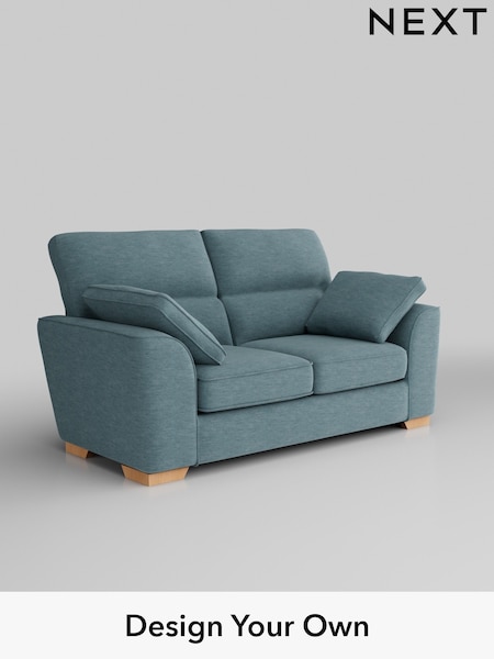 Fine Chenille Easy Clean/Mid Blue Stamford Highback (AV0601) | £1,199