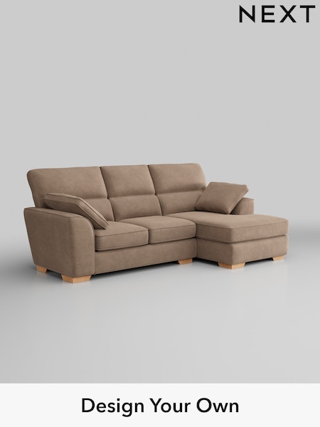 Luxe Chenille/Mid Natural Stamford Highback (AV0605) | £2,025