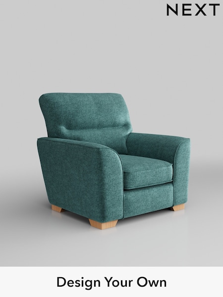 Plush Chenille/Dark Teal Green Stamford Highback (AV0610) | £799