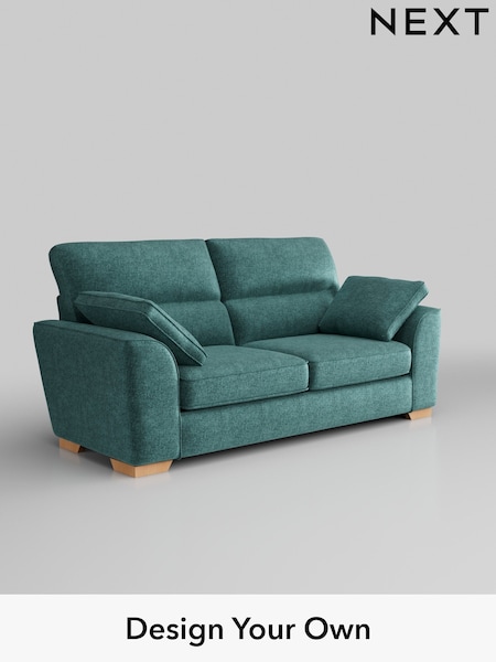 Plush Chenille/Dark Teal Green Stamford Highback (AV0610) | £1,299