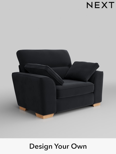 Plush Velvet Easy Clean/Charcoal Grey Stamford Highback (AV0640) | £899