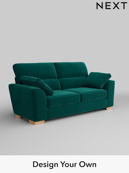 Plush Velvet Easy Clean/Juniper Green Stamford Highback (AV0644) | £1,299