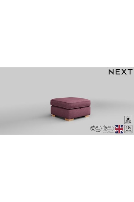 Tweedy Blend Easy Clean/Mid Mulberry Purple Stamford Highback (AV0656) | £450