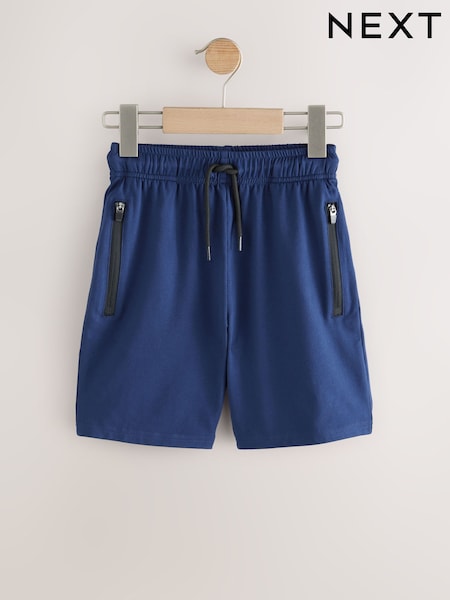 Navy Blue Light Weight Sports Shorts (3-17yrs) (AV0835) | £9 - £14