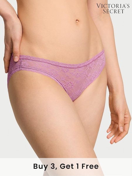 Victoria's Secret Thistle Purple Bikini Knickers (AV1063) | £9
