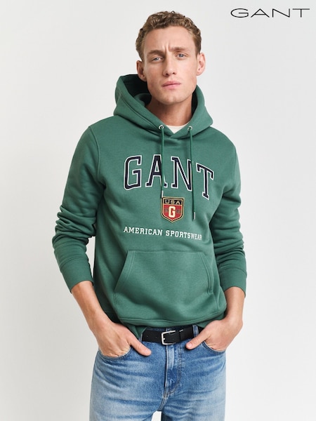 GANT Green Graphic Hoodie (AV1151) | £125