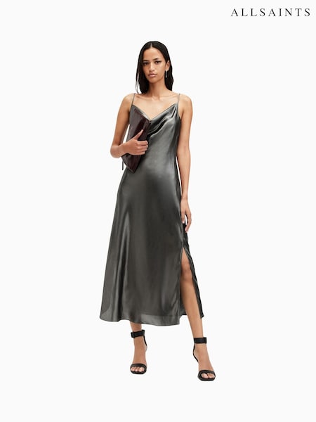 AllSaints Grey Hadley Dress (AV1226) | £139