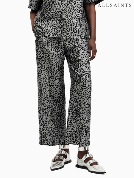 AllSaints Grey Jemi Leppo Trousers (AV1350) | £159