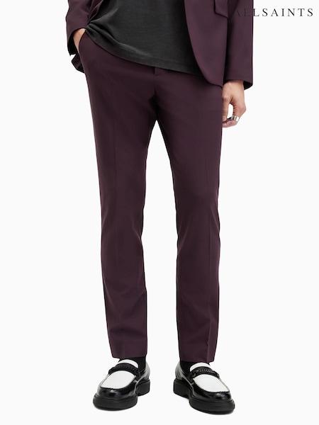 AllSaints Purple Lisle Trousers (AV1363) | £159