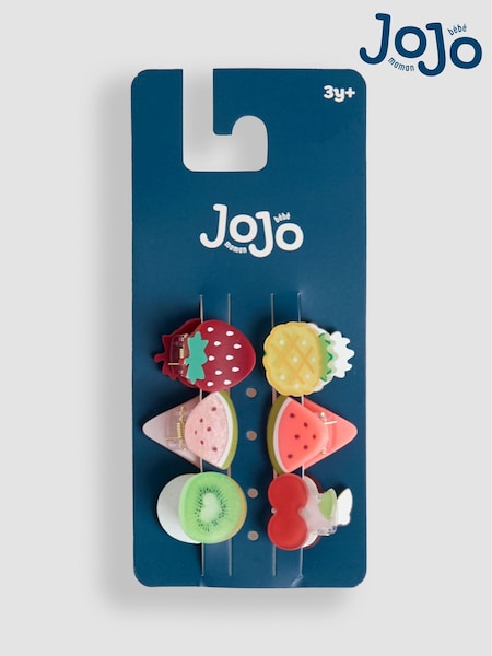JoJo Maman Bébé Red Claw Clips 6 Pack (AV1792) | £8.50