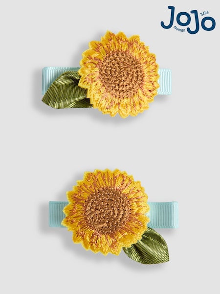 JoJo Maman Bébé Yellow 2-Pack Crochet Clips (AV1794) | £6