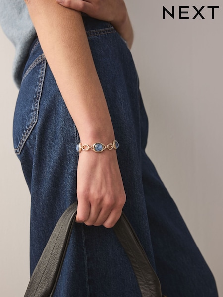 Gold Tone Resin Link Bracelet (AV1836) | £15