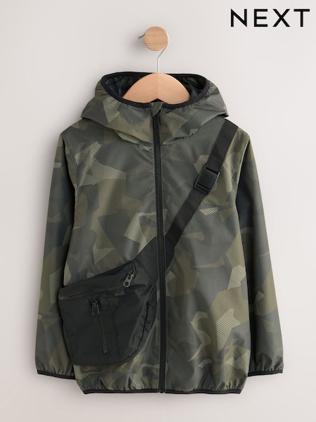 Camouflage Bag Pocket Shower Resistant Jacket (3-12yrs) (AV1858) | £26 - £36