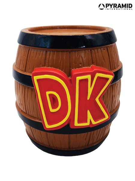 Pyramid International Multi Donkey Kong Dk Barrel Shaped Money Bank (AV2253) | £17