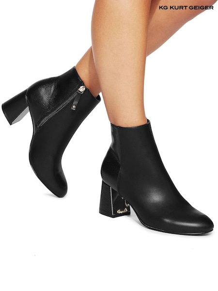 KG Kurt Geiger Black Hazel Boots (AV2476) | £89