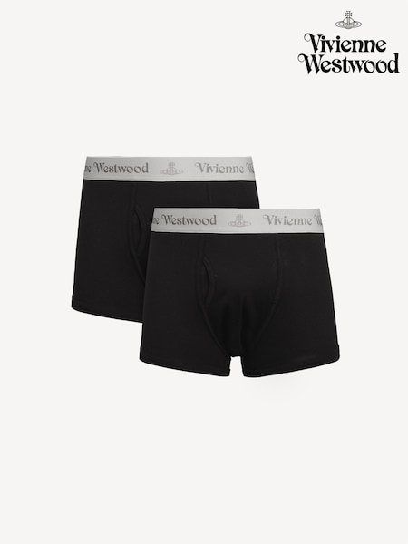 Vivienne Westwood Black Boxers 2 Pack (AV2530) | £85