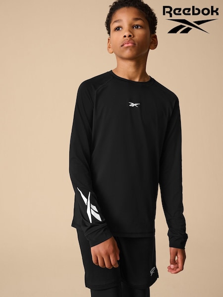 Reebok Boys Base Layer Long Sleeve T-Shirt (AV2571) | £12