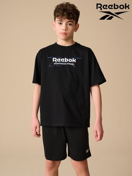Reebok Boys Oversized 100% Cotton Graphic T-Shirt (AV2598) | £10 - £16
