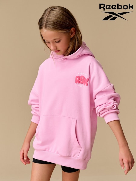 Reebok Oversized Girls Graphic Hoodie (AV2610) | £20 - £26