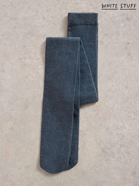 White Stuff Blue Patty Plain Tights (AV2723) | £15
