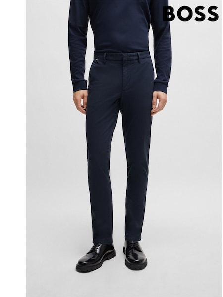 BOSS Blue Slim Fit Stretch Chinos (AV3440) | £159