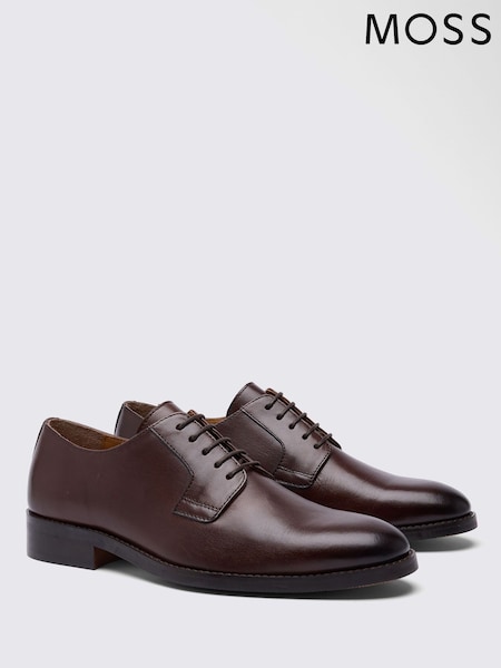 MOSS Brown Cambridge Derby Shoes (AV3518) | £80