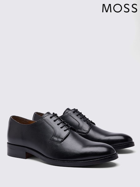 MOSS Black Cambridge Derby Shoes (AV3520) | £80