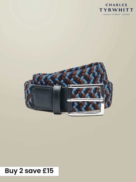 Dark Blue - Regular Charles Tyrwhitt Stretch Belt
