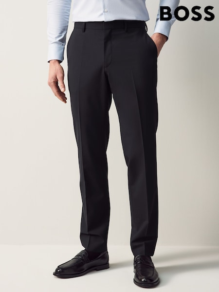 BOSS Black Regular Fit Wool Trousers (AV3564) | £149