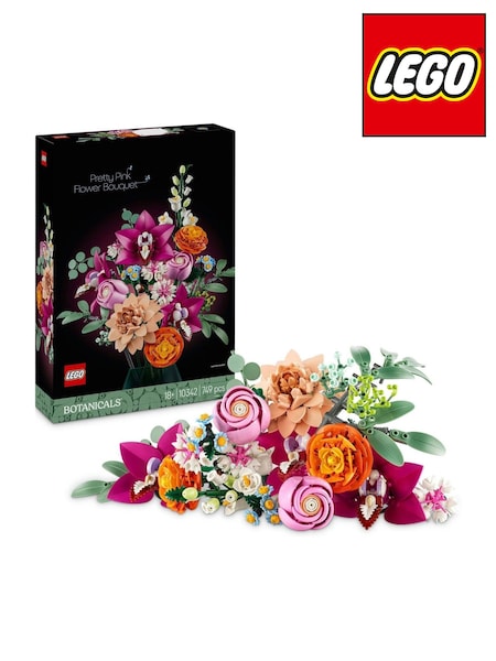 Lego Botanicals Pretty Pink Flower Bouquet Set 10342 (AV3575) | £55