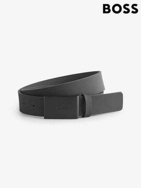 BOSS Black Smooth Tion Leather Belt (AV3751) | £89