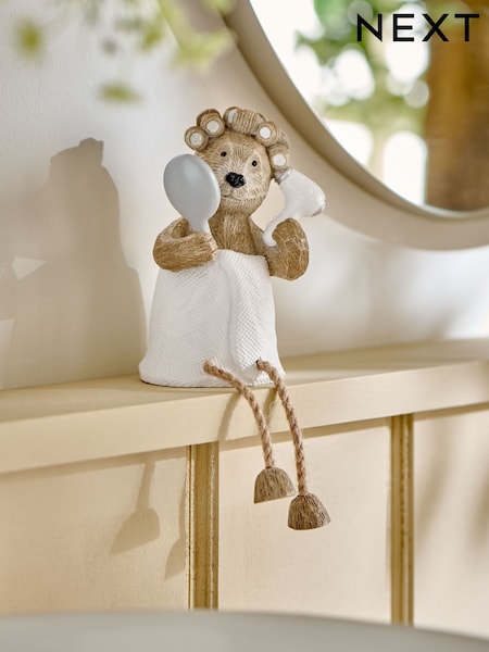 Natural Bertie Bear Hamish Hair Ornament (AV4001) | £10
