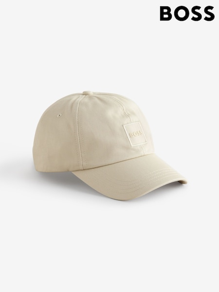 BOSS Natural Logo Patch Twill 100% Cotton Cap (AV4143) | £35