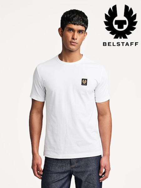 Belstaff White Logo T-Shirt (AV4209) | £60