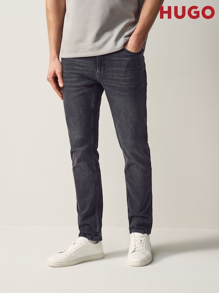 HUGO Grey Extra Slim Fit Stretch Denim Jeans (AV4284) | £119