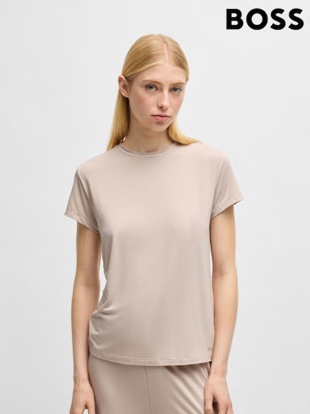 BOSS Natural Stretch Jersey Logo T-Shirt (AV4324) | £52