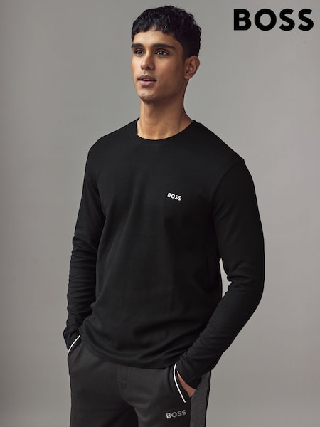BOSS Black Waffle Structured T-Shirt (AV4345) | £49