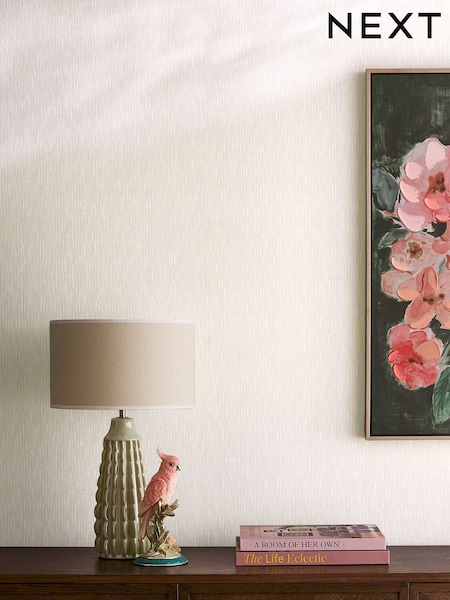 Warm Neutral Grasscloth A4 Wallpaper Sample (AV4371) | £1