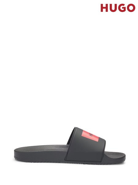 HUGO Black Hugo Logo Label Sliders (AV4476) | £45