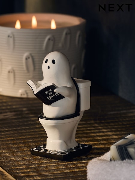 White Ghost Toilet Ornament (AV4520) | £8