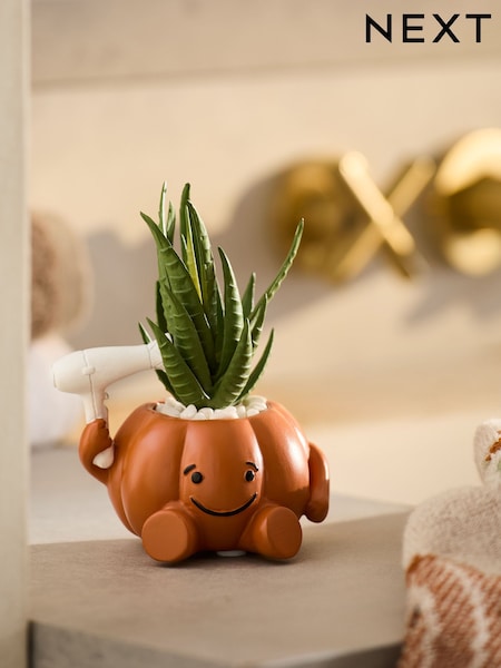 Hair Dryer Artificial Plant Pumpkin Spa Ornament (AV4537) | £14