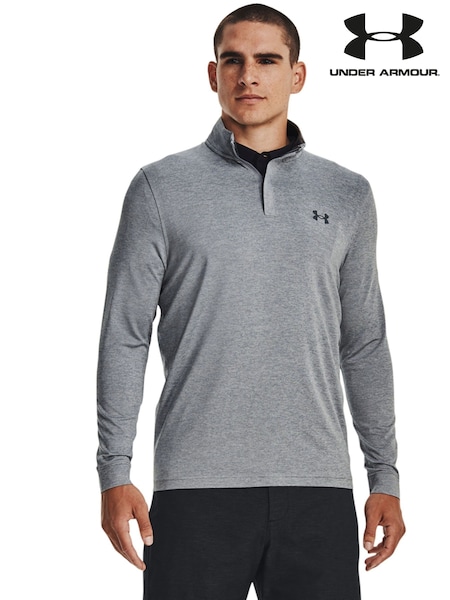 Under Armour Grey Playoff Quarter Zip Sweatshirt (AV4638) | £60