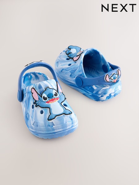 Blue/White Marble Lilo and Stitch Clogs (AV4939) | £16 - £17